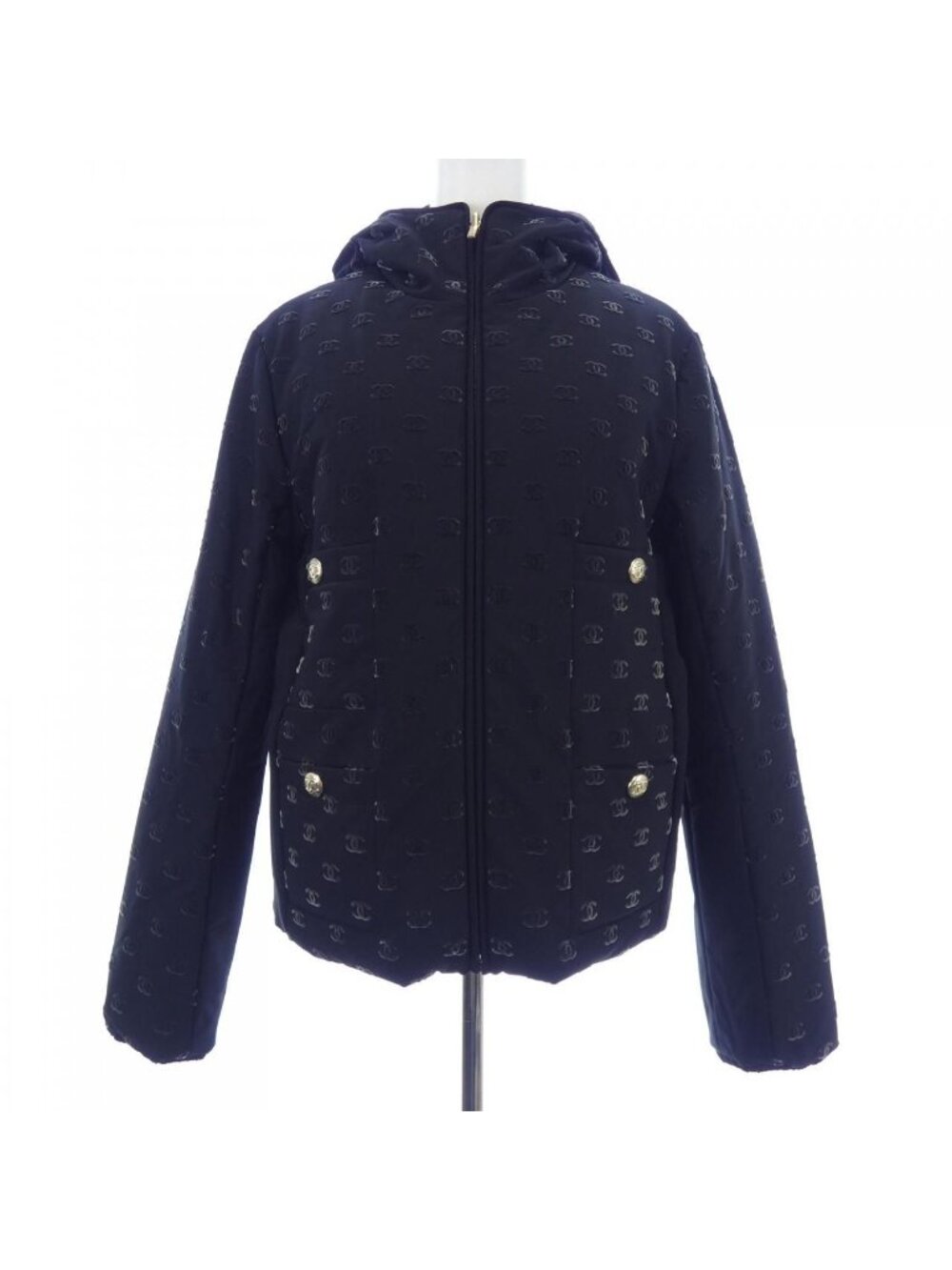 Chanel Down Jacket Black